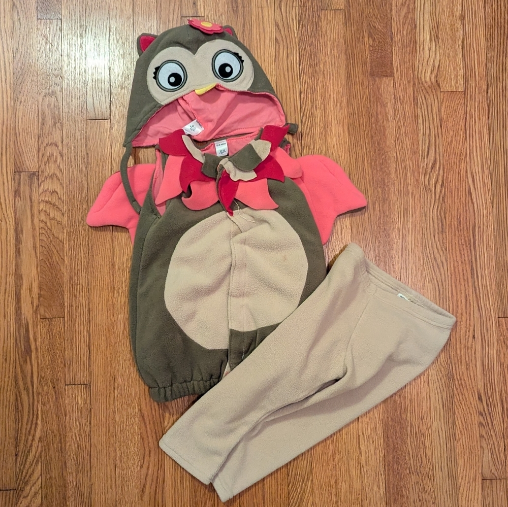 Old Navy Owl Costume for Kids - Pink and Brown